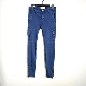 NWOT‎ Current/Elliott Ankle Zip Skinny Ankle Jeans Zip and Flap Pockets Blue 26